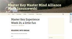 Desktop Screenshot of masterkeymarkj.com