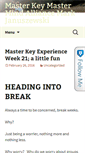 Mobile Screenshot of masterkeymarkj.com