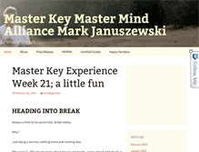 Tablet Screenshot of masterkeymarkj.com